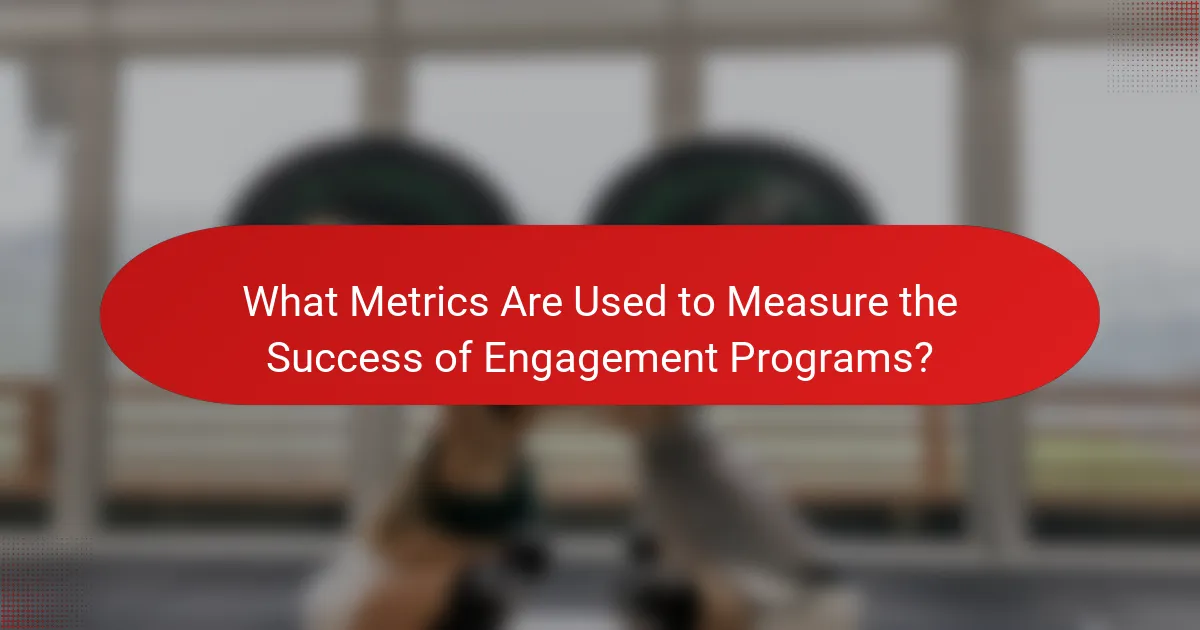 What Metrics Are Used to Measure the Success of Engagement Programs?